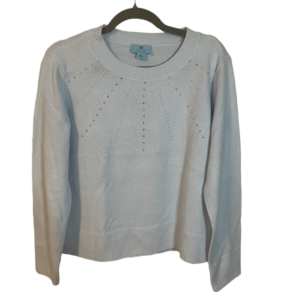 A pretty sweater by CeCe in blue and size large